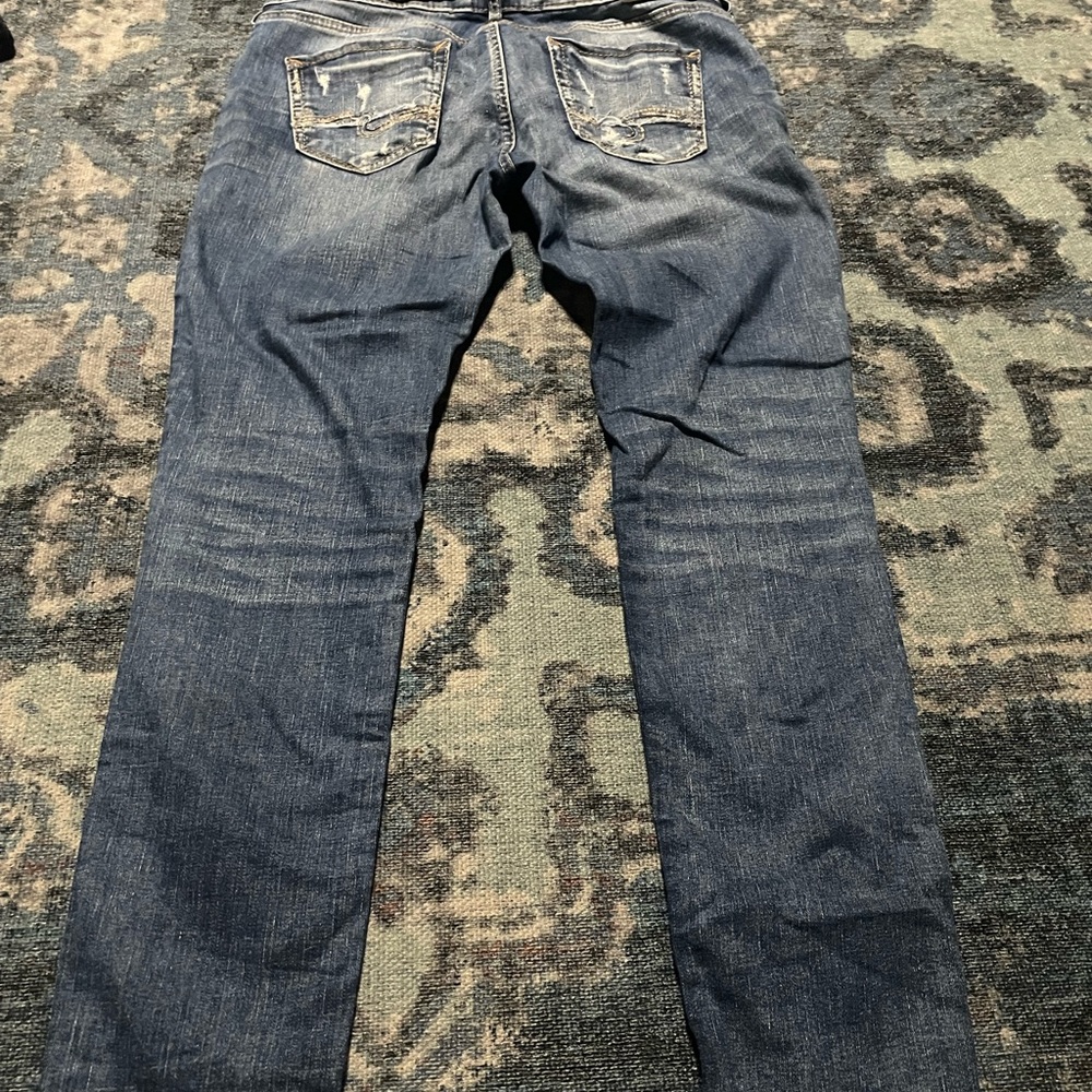 Silver jeans